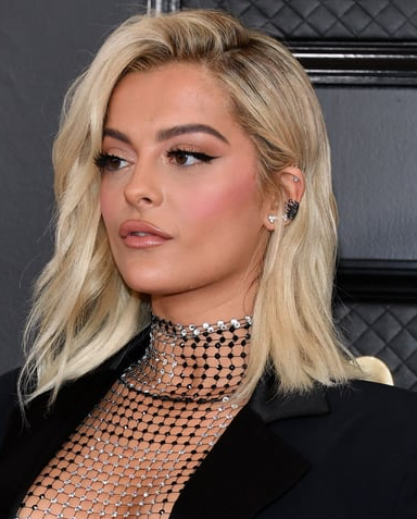 Bebe-Rexha-at-2020-Grammys-makeup